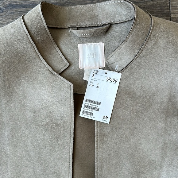 H&M Green Suede Coat - Picture 2 of 3